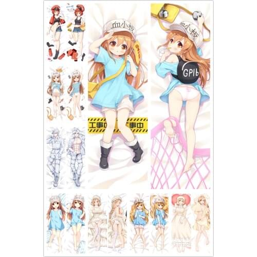 Anime Dakimakura Body Cells At Work 150x50cm 100x35cm Pillow Case Cover Manga 1