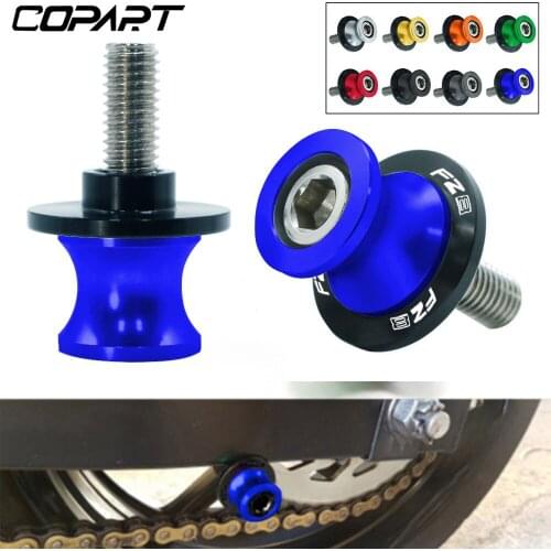 For Yamaha FZ8 FZ-8 FZ 8 1991-2020 Motorcycle Accessories CNC Swingarm Spools Slider Rear Swing Arm Cover Stand Screws Paddock