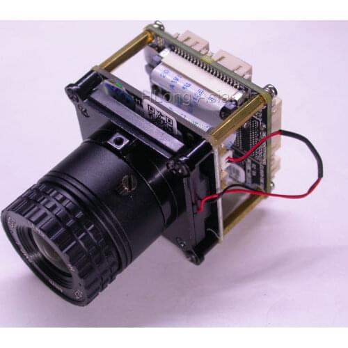 H.265 IPC (4.0MP) 1/3" OmniVision OV4689 + Hi3516D CCTV IP camera module board with LAN cable + IRC + 5MP CS LEN