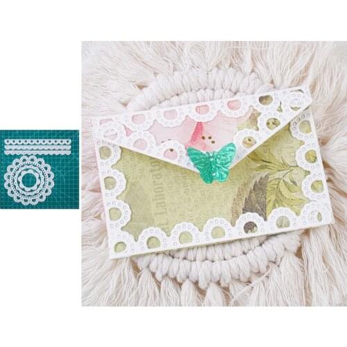 InLoveArts Flower Lace Border Metal Cutting Dies Stencils For Making Scrapbooking DIY Album Paper Embossing Cards Craft New 2021