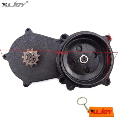XLJOY Double Chain Clutch Drum Gear Box T8F 11T For 47cc 49cc Mini Dirt Bike ATV Pocket Bikes