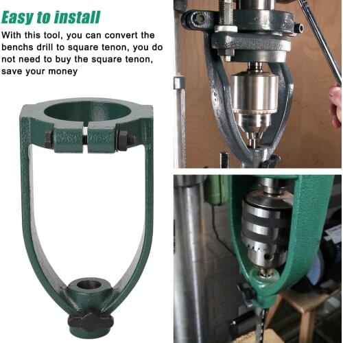 Square Tenon Machine Accessory Set Drill to Tenon Machine Conversion Tool Set Mortising Machine Utility Woodworking Tool