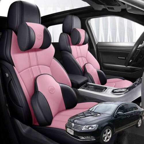 Nappa Leather 5 seats Car seat covers For vw Volkswagen Passat 2007 2008 2009 2010 2012 2013 2016 2017 2018 2019 accessories