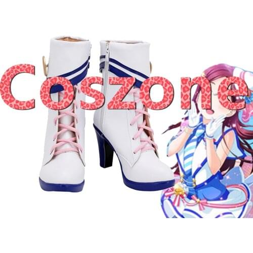 Lovelive Sunshine Takami Chika Cosplay Shoes Boots Love Live Sakurauchi Riko Halloween Carnival Cosplay Costume Accessories