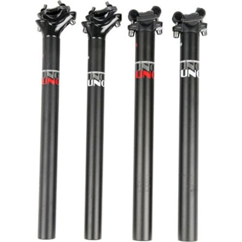 SP-619 MTB Bike Seatpost 27.2/30.9/31.6*350mm UNO Ultralight Aluminum Alloy Seat Tube Bicycle Parts Black/Silver