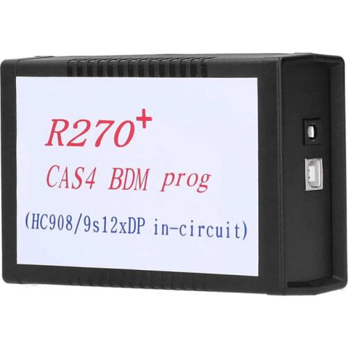 R270+ BDM Auto Key Programmer ABS Portable Fit for Mercedes Benz EZS AU Plug 110-240V