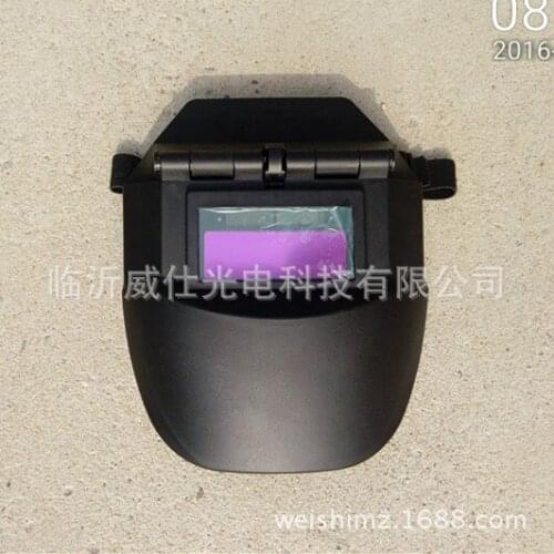 New type of solar automatic darkening welding mask black flat WS-100 welding helmet