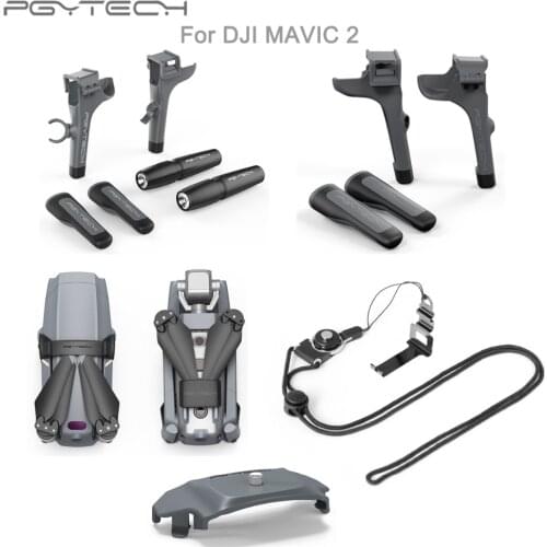 For DJI Mavic 2 Pro PGYTECH Landing Gear Extension /Propellers Motor Holder Fixator/Remote Control Screen Guard Neck Lanyard