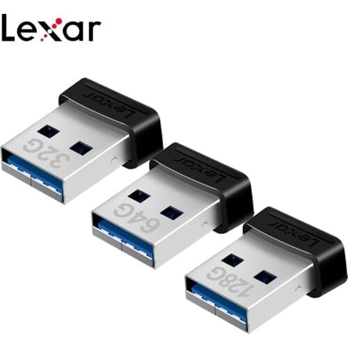 100% Original Lexar USB 3.0 S47 Mini Pen Drives 32GB 64GB 128GB 256-bit AES USB Flash Drive Stick U Disk USB Key PENDrive for PC
