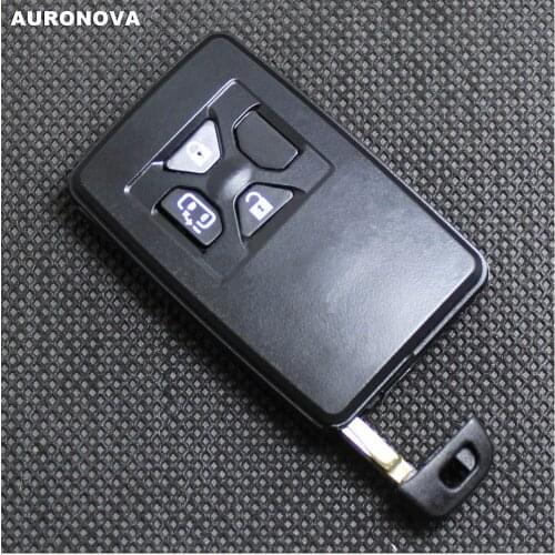 AURONOVA New Replace Keyless Entry Key Shell for TOYOTA 3 Button Remote Car Key Fob Case