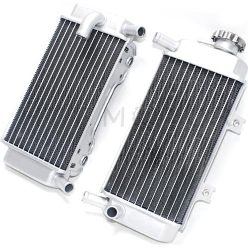 2 Row Aluminum Radiator For YAMAHA YZF250 YZ250F YZ 250F 2010 2011 2012 2013 Aftermarket Motorcycle Parts 10-13