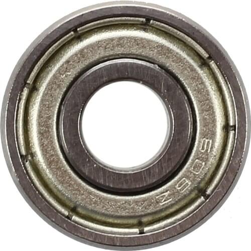 606Z 6 x 17 x 6mm Metal Miniature Deep Groove Ball Bearings 5 Pcs