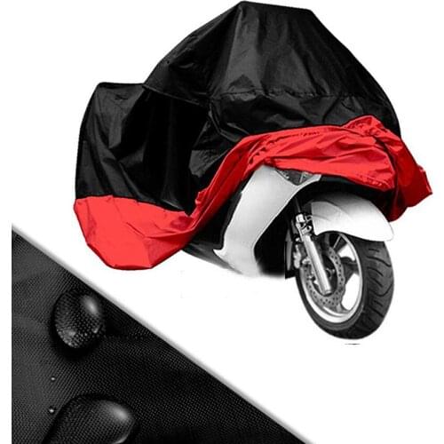 BBQ@FUKA New Motorcycle Waterproof Protective Rain Dust Bike Cover Film XXL Fit For V-Star1100 2004-2009 Motorcycle Covers