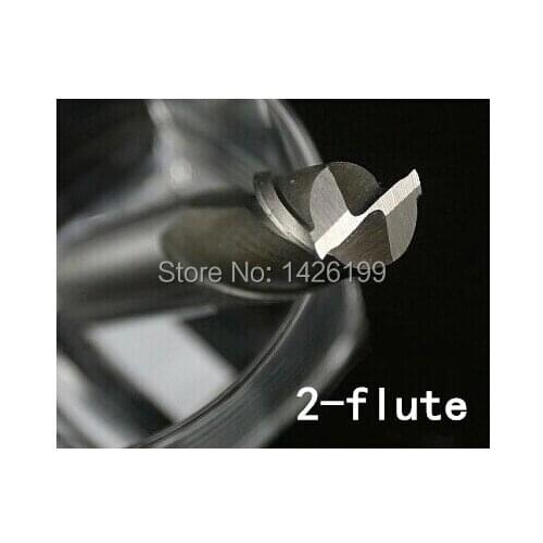 Free shipping 6 pieces / sets of 7.0 ~ 12mm 2 slot cutter, CNC equipment rotary cutter of milling cutters