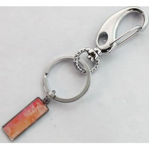 12PCS Silver Color Tone Swirl Clasp KeyChains #22830