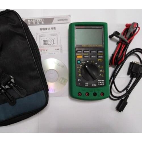 MASTECH MS8218 Digital Multimeter 50000 Counts Multifunction True RMS PC USB DMM 5 1/2 Bit Auto Range Tester Ammeter Multitester