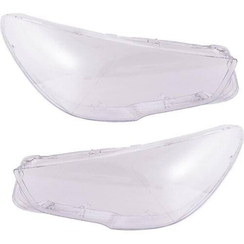 For BMW F07 5 Series GT Pair Car Headlight Cover Transparent Lampshade Shell (Left + Right )