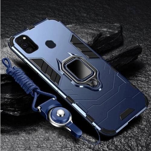 For Samsung Galaxy M30S Case Hard PC With Stand Ring Armor shockproof protective Back Cover Case for samsung m10 m20 m30 shell