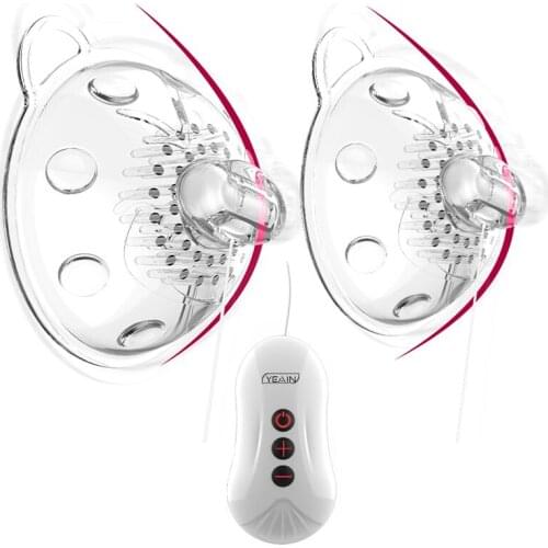 Electric Breast Enlargement Breast Pump Double Breast Masturbator Breast Tongue Licking Vibrators Flirting Sex Toys for Breasts