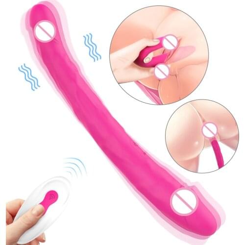 Double Penetration Dildo vibrator Women Vaginal G-spot Adult Sex Toy For Lesbian Strapless Strapon Double Strapon For Couples