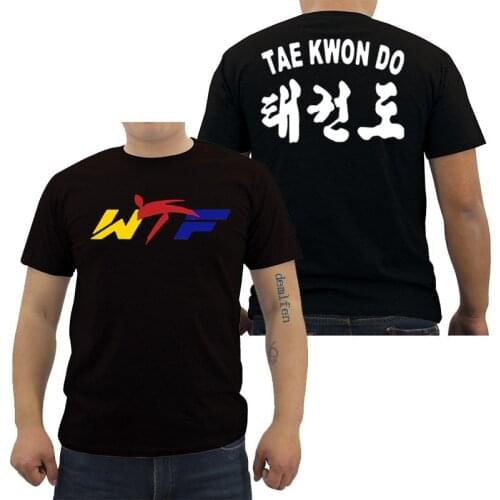 Taekwondo Federation Print T Shirt Men Casual O-neck Short Sleeve Cotton T-shirt Male Summer Fitness Streetwear Tees