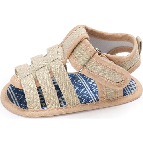 Summer Baby Girl Boy Casual Sandals Outdoor Pu leather hard sole anti-slip Soft Sole Toddler Fashion Comfortable Shoes