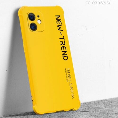 For Apple iphone 12 11 Pro Max 12 Mini Soft silicone Airbag shockproof protect Back Cover For iphone XS Max XR 7 8 Plus SE2 2020