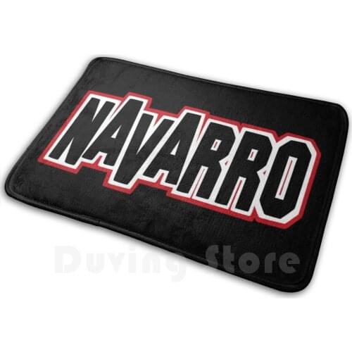 Navarro Cheer Logo - Black Mat Rug Carpet Anti-Slip Floor Mats Bedroom Navarro Cheer Netflix Cheer Netflix Gabi Butler Monica