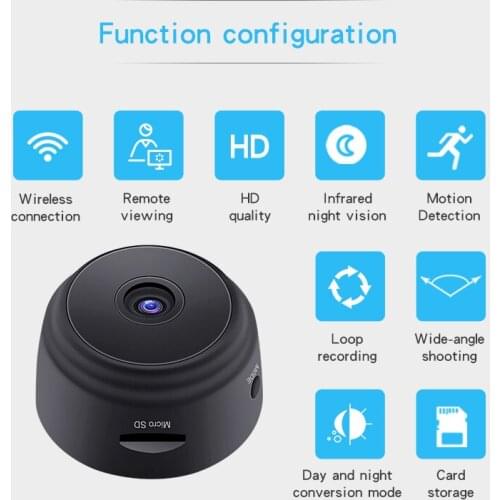 New A9 Security camera High-definition Light Night Vision 1080P Camera for home Surveillance cameras with wifi