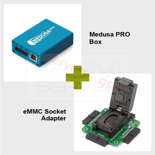 NEW Original Medusa PRO Box + eMMC Socket Adapter +JTAG Clip eMMC with Optimus cable