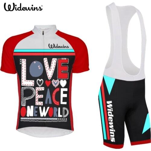 Love peace oneworld team cycling clothing sportswear breathable cycling wear women quick dry cycling jersey bike 5810