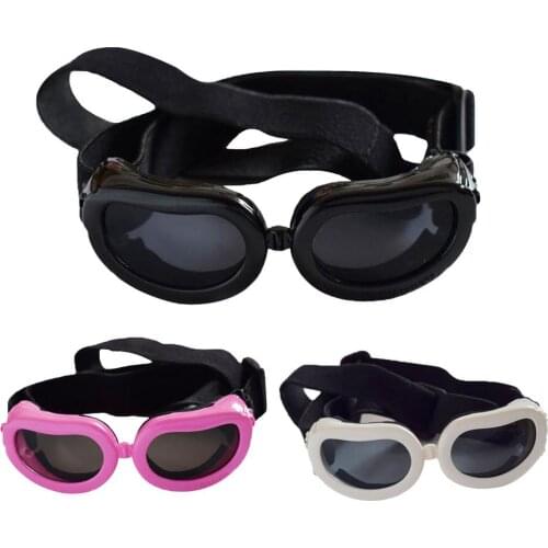 Small Dogs Sunglasses Pet Dog Glasses for Medium Large Dog Pet Glasses Pet Eyewear Waterproof Dog Protection Goggles with Adjust