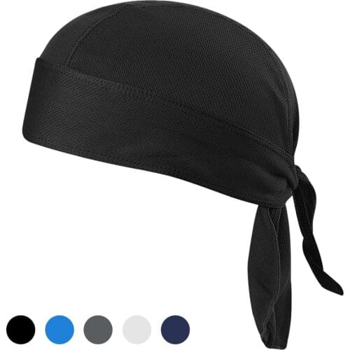 Bicycle Sweat-wicking Cap Beanie Cap Cycling Headscarf Headband Quick-dry Pirate Hat Beanie Hat for Outdoor Cycling Motorcycling