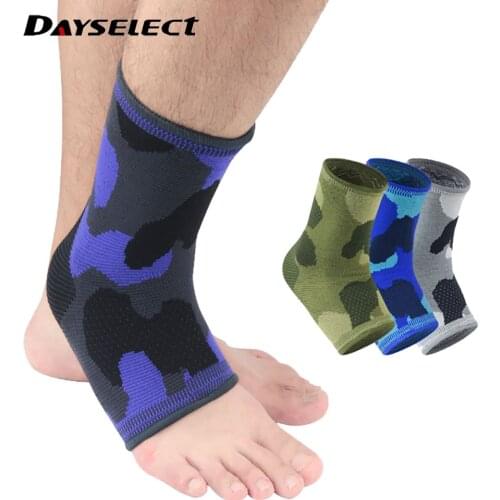 1 Pcs Elastic Knitted Sports Ankle Support Brace For Cycling Yoga Basketball Volleyball Ankle Brace Protector