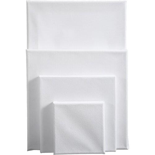 1pc Small Art Board White Blank Square Artist Canvas Wooden Board Frame Primed For Oil Acrylic Paint Mayitr Painting Boards