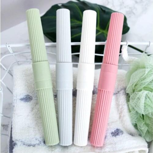 2021 New 1PC Portable Dustproof Toothbrush Storage Box Holder Travel Toothbrush Holder Box Toothbrush Cover Box Travel Camping