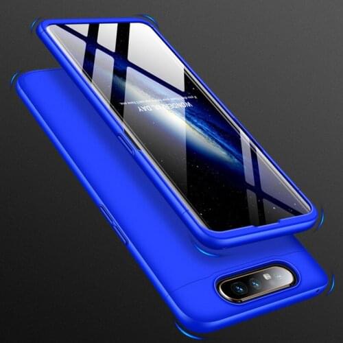3-in-1 full Protective Case For Samsung Galaxy A80 Case Full Back Cover For Galaxy A80 Hard Phone capa A80