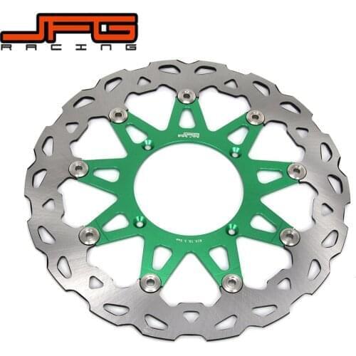 320MM FLOATING DISC FRONT BRAKE DISCS ROTORS FOR KAWASAKI KX125 KX250 06-08 KXF250 KX250F 2006-2014 KLX450R KX450F