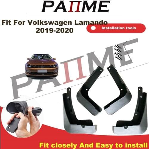 4 Pcs Set Molded Mud Flaps Mudflaps Splash Guards Front Rear Mud Flap Mudguards Fender for volkswagen lamado 2019-2021 YC101150