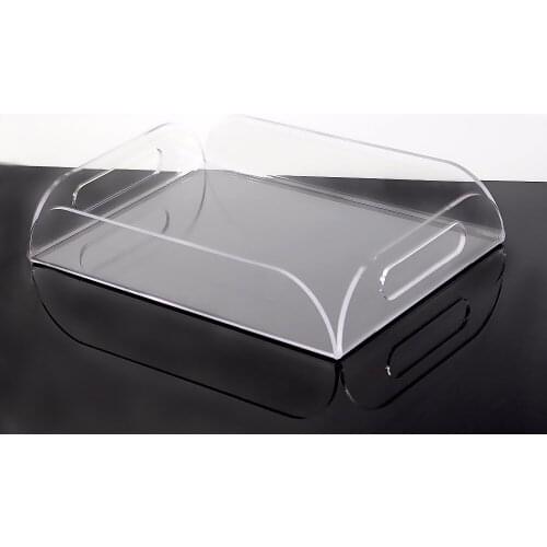 Acrylic Display Tray Organizer For Jewelry Bracelets Necklaces Bangles Watch Organizer Cosmetic Storage Showcase