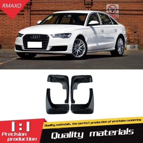 For Audi A6 2016-2017 Mudflaps Splash Guards Front With the color and rear Mud Flap Mudguards Fender Modified special