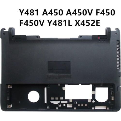 New laptop For ASUS Y481 A450 A450V F450 F450V Y481L X452E With USB interface Black Bottom Base Cover lower Case