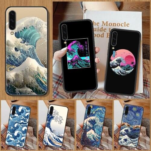 The Great Wave off Kanagawa Phone Case For Samsung Galaxy A 10 12 20E 21S 30 32 40 50 51 52 70 71 72 5 6 7 2016 2018 black soft