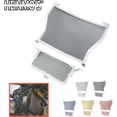 For S1000R S1000RR S1000XR HP4 Motorcycle Stainless Steel Racing Radiator and Oil Cooler Guard Protector Cover 2009-2017