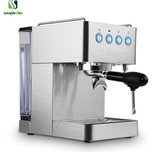 Italian Semi-automatic Coffee Maker Coffee Machine 15 BAR Americano Espresso Coffee Machine Cappuccino Coffee maker milk Frother