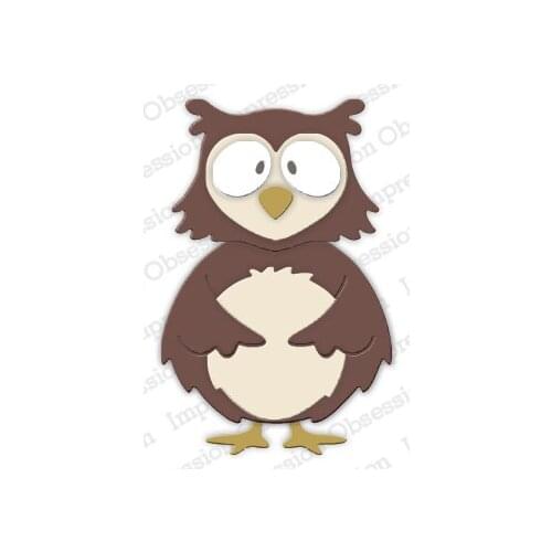 JMCRAFT Cute Owl At Night Metal Cutting Dies DIY Scrapbook Handmade Paper Craft Metal Steel Template Dies