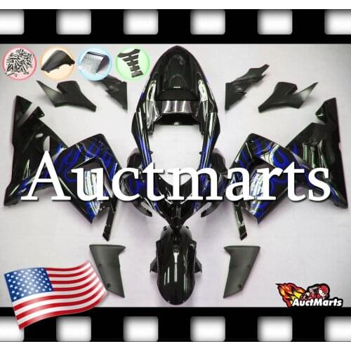 For Kawasaki Ninja ZX10R 2004 2005 04 05 Injection Plastic Fairing Kit (P/N:3d13)