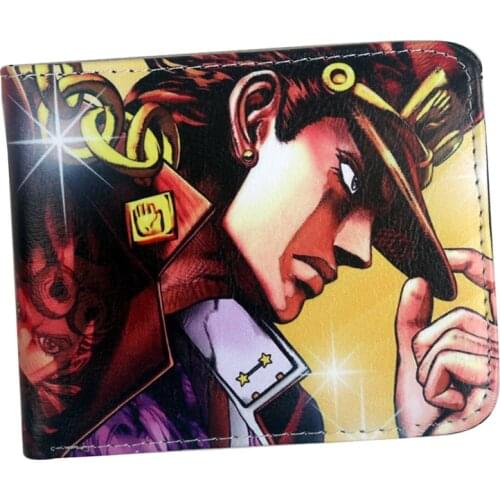Anime wallet with Card Holder Coin Pocket Cartoon bizarre adventure jojo wallet