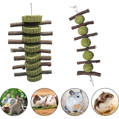 Rabbit Bunny Chew Toys Small Pets Teeth Improve Dental Health 100% Natural Organic Apple Twigs Timothy Grass Ball String