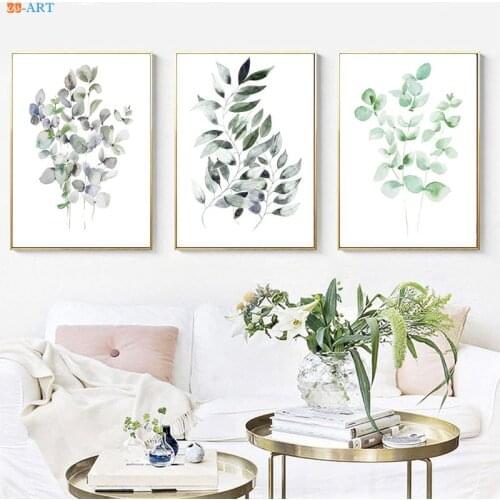 Leaf Prints Cactus Poster Botanical Wall Art Minimalist Canvas Painting Wall Pictures for Living Room Nordic Decoration Home